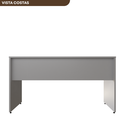 Ver imagem 7 de Escrivaninha Mesa Escritório 180CMX60CM 180cm Cinza Cristal