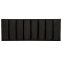 Ver imagem 2 de Cabeceira Queen Veludo Preto Placa Modulada Estofada Ripada Adesiva