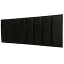 Ver imagem 3 de Cabeceira Queen Veludo Preto Placa Modulada Estofada Ripada Adesiva