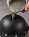 Ver imagem 6 de Kit com 3 Formas ABS de Bola Decorativa Concreto para Jardim Paisagismoxmoldes Formas 3D
