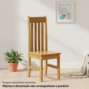 Ver imagem 2 de Kit 4 Cadeiras 100% Madeira Maciça Bielefeld Espresso Móveis Marrom/Nogueira