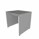 Ver imagem 2 de Escrivaninha Mesa Escritório 80cmx70cm 80cm Cinza Cristal
