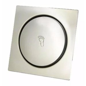 Ralo Click Inteligente de Aço Inox Acabamento Quadrado 10x10