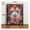 Ver imagem 2 de Quadro Tudo em Todo Lugar Ao Mesmo Tempo c/ Moldura e Vidro Preto