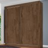 Guarda Roupa Zurique 2 Portas 100% Mdf Off White/brauna - Móveis Europa - 6