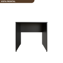Ver imagem 5 de Escrivaninha Mesa Escritório 80cmx70cm 80cm Preto