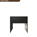 Ver imagem 6 de Escrivaninha Mesa Escritório 80cmx70cm 80cm Preto