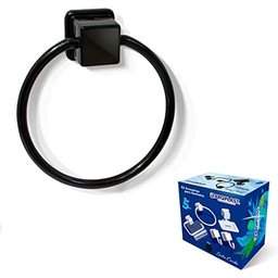 Kit Acessorios Para Banheiro Caribe 5Pcs Preto - 6