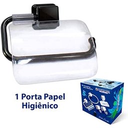 Kit Acessorios Para Banheiro Caribe 5Pcs Preto - 5