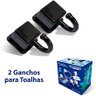Kit Acessorios Para Banheiro Caribe 5Pcs Preto - 4