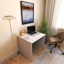 Ver mais imagens de Escrivaninha Mesa Escritório 90cmx70cm 90cm Cinza Cristal