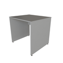 Ver imagem 2 de Escrivaninha Mesa Escritório 90cmx70cm 90cm Cinza Cristal