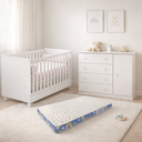 Ver imagem 1 de Quarto de Bebe Completo Infantil Branco - Qmovi