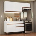 Ver imagem 1 de Armário de Cozinha Compacta 190cm Reims Madesa 04 Branco