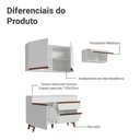 Ver imagem 4 de Armário de Cozinha Compacta 190cm Reims Madesa 04 Branco