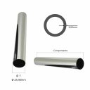 Ver imagem 3 de Tubo Inox - 25,40mm X 3,00mm - Polido - 304/l - C/c - 90 Cm