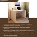 Ver imagem 6 de Escrivaninha Mesa Escritório 100cmx70cm 100cm Branca