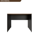 Ver imagem 5 de Escrivaninha Mesa Escritório 100cmx70cm 100cm Preto E Carvalho Mel