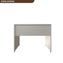 Ver imagem 6 de Escrivaninha Mesa Escritório 120CMX70CM 120cm Branca