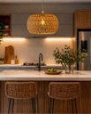 Ver imagem 2 de Pendente Corda Sisal Náutica com LED Branco Quente 2400k