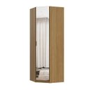 Ver imagem 4 de Guarda Roupa Modular 1 Porta Espelho Canto 45 Altezza Belmax:freijó