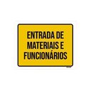 Ver imagem 1 de Placa Sinalização Ambiente Entrada Materiais 27x35