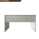 Ver imagem 6 de Escrivaninha Mesa Escritório 135CMX70CM 135cm Branca