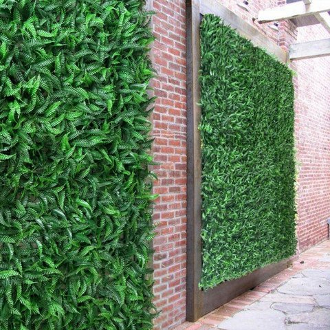 17 Plantas Artificiais de Samambaia Folhagem para Parede Verde, Jardim Vertical e Decoração de Sala