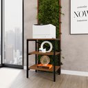 Ver imagem 1 de Multiuso Slim Industrial Aço Prateleiras MDF Ideal para Bebedouro Naturale