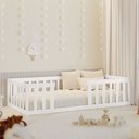 Ver imagem 3 de Cama Solteiro Montessoriane com Grade Cinza