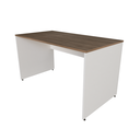 Ver imagem 2 de Escrivaninha Mesa Escritório 140cmx70cm 140cm Branca E Carvalho Mel