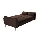Ver imagem 4 de Sofá Cama Reclinável 3 Lugares 206cm Donna Marrom Matrix