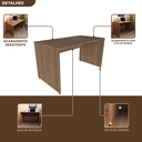 Ver imagem 5 de Escrivaninha Mesa Escritório 140cmx70cm 140cm Carvalho Mel