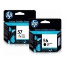 Ver imagem 1 de Kit Cartucho Hp 56 C6656ab Preto e Hp 57 C6657ab Color 2 Un