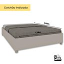 Ver imagem 5 de Cama Queen para Colchão 158x198cm Multimóveis CR35457 Off White