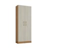 Ver imagem 6 de Armário Multiuso 2 Portas 4 Prateleiras Freijo e Oak