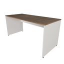 Ver imagem 2 de Escrivaninha Mesa Escritório 180cmx70cm 180cm Branca E Carvalho Mel