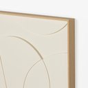 Ver imagem 2 de Quadro Arte em Relevo com Moldura Ps Bamboo Natural 60cm X 80cm 28171s