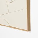 Ver imagem 4 de Quadro Arte em Relevo com Moldura Ps Bamboo Natural 60cm X 80cm 28171s