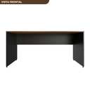 Ver imagem 5 de Escrivaninha Mesa Escritório 180cmx70cm 180cm Preto E Carvalho Mel