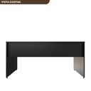 Ver imagem 6 de Escrivaninha Mesa Escritório 180cmx70cm 180cm Preto