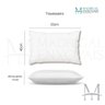 Travesseiro Látex Basic Perfil Baixo 45x65cm - Flocos de Látex - Ideal para Dormir - Madrigal - 6
