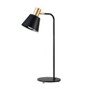 Ver imagem 1 de Luminária de Mesa Petti 52xø18cm Metal Preto e Dourado - Nordecor 2482
