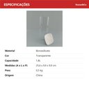Ver imagem 4 de Pote Hermético de Borossilicato 1,8L Transparente 26x10x10cm Mantimentos Cozinha