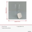 Ver imagem 2 de Pote Hermético de Borossilicato 1,8L Transparente 26x10x10cm Mantimentos Cozinha