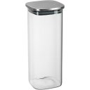 Ver imagem 3 de Pote Hermético de Borossilicato 1,8L Transparente 26x10x10cm Mantimentos Cozinha