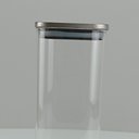 Ver imagem 7 de Pote Hermético de Borossilicato 1,8L Transparente 26x10x10cm Mantimentos Cozinha