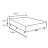 Base Box Casal 138cm Universal Portobel - 3