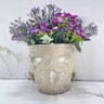 Vaso de Flores Plantas Cachepot 3D Floreira de Mesa Decor 700ml Plasvale Pequeno Borboletas - 5