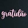 Adorno Gratidão - Quadro, Lettering, Decoração Para Parede - 25cm - Toque 3D:Rosa Claro - 1